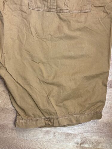 VINTAGE Sean John Shorts Mens 40 Tan Cargo y2K Raver Gorpcore Utility Drawstring - Picture 21 of 21