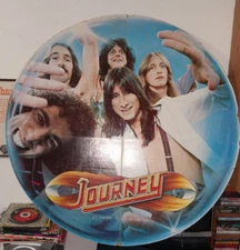 JOURNEY Captured RARE LARGE 36x36 PROMO RECORD STORE ROUND CARDBOARD DISPLAY