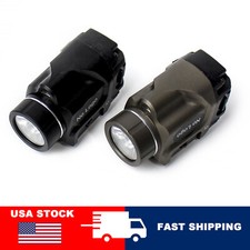 TR-8 350 Lumens Tactical Gun Light LED White With Red Aiming Laser Weapon Light