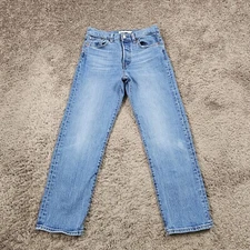 Levis Jeans Womens 26 Wedgie Straight High Rise Medium Wash Stretch Denim 24x26