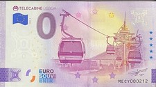BILLET 0 EURO TELECABINE LISBOA PORTUGAL 2023  NUMERO RADAR 212
