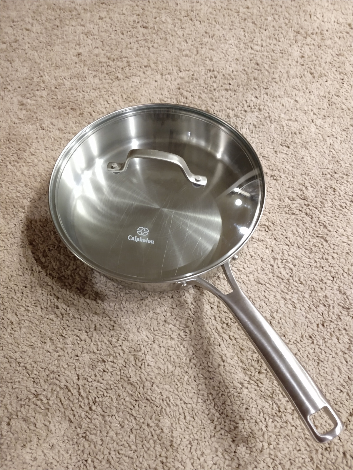 Calphalon Stainless Steel 3qt Saute Pan, 5003 0515019 Inox Wind
