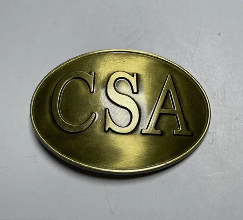CSA Confederate States of America Civil War  Belt Buckle