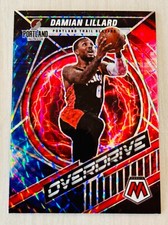 Damian Lillard 2021-22 Panini Mosaic Overdrive Insert Mosaic Prizm