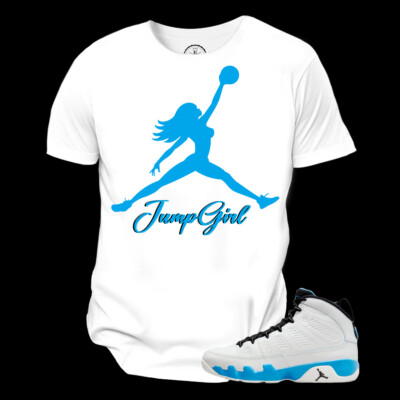 powder blue jordan shirts