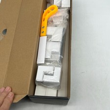 Eveo Wall Mounted Connectors Strip Paintable Hiding Plastic Cable Concealer