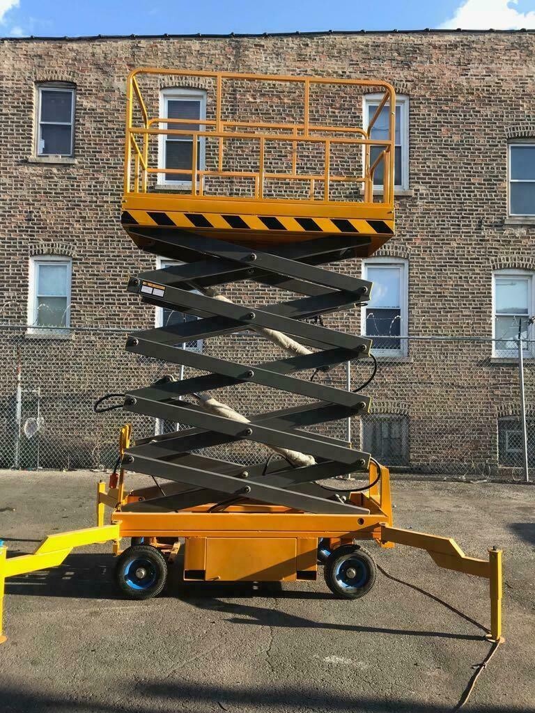 2024 5 STAR 31 FEET Max Lift NEW ELECTRIC HIGH SCISSOR LIFT MAN LIFT eBay