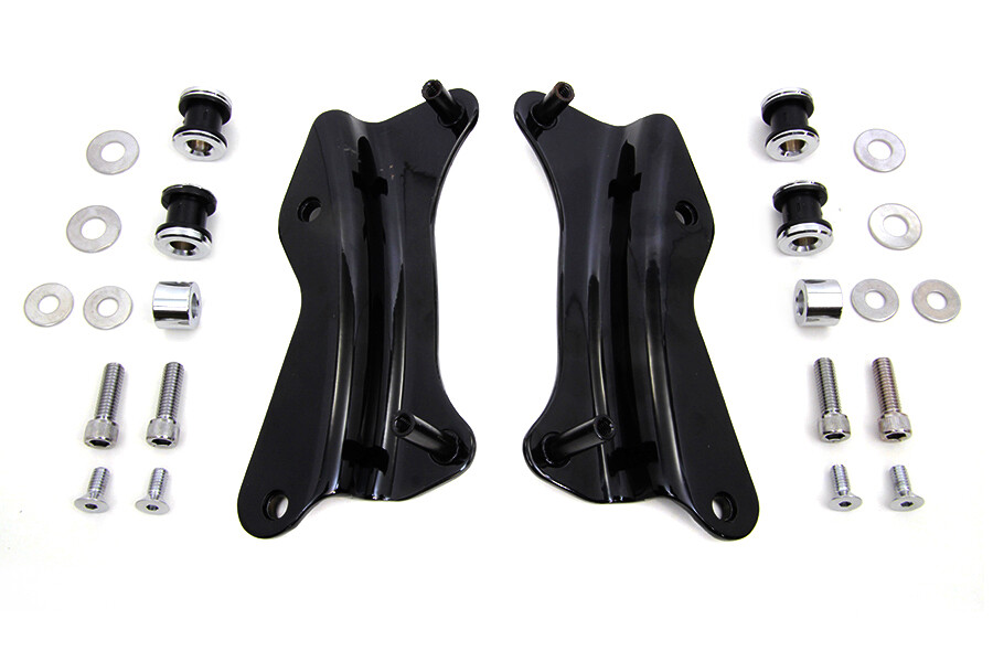 Harley 4-Point Docking Black Tour Sissy Bar Backrest 52300354 V