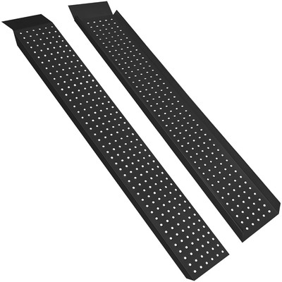 Auffahrrampe 135cm Schwarz 400kg Doppelverzinkt Rutschfest Transport