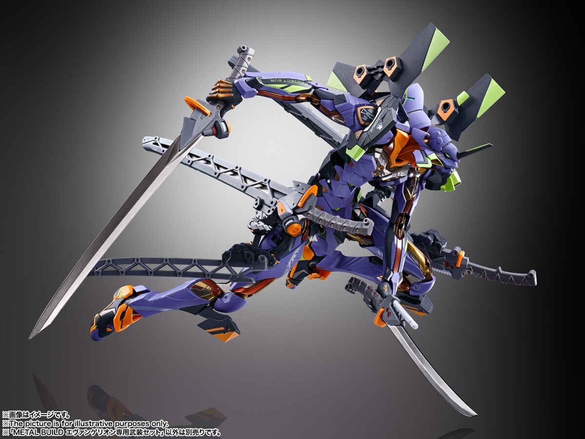 METAL BUILD EVANGELION EVA-00 01 02 Dedicated armed set 3 bodies