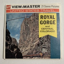 View-Master ROYAL GORGE COLORADO A323 - 3 Reel Set  Booklet 2 
