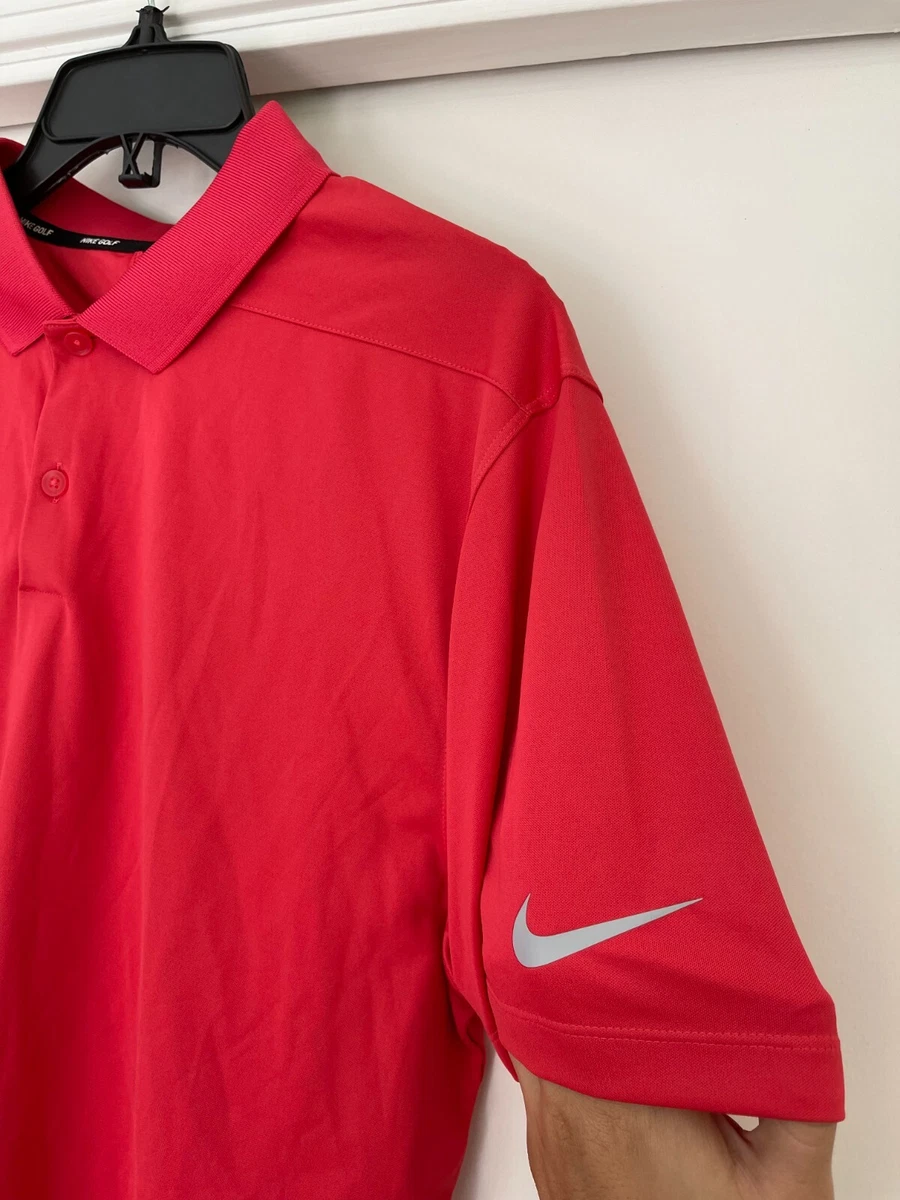 Nike Golf Dry Victory Men Polo Shirt dri fit Red 891881 691
