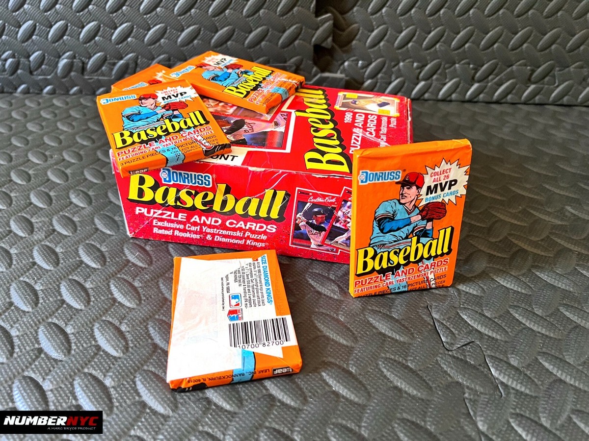 2x Donruss 1990 MLB Baseball Card Wax Packs - Collect all 26