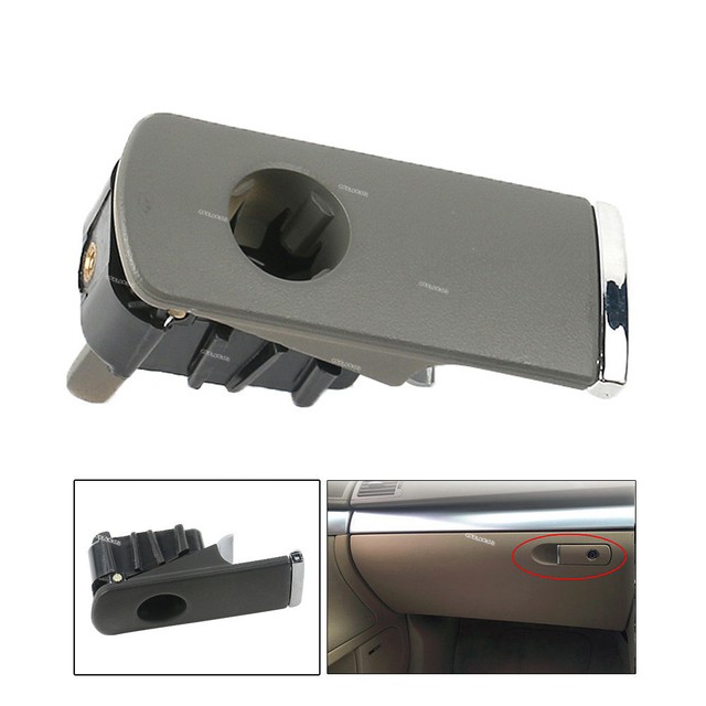 Glove Box Lock Lid Handle With Hole Gray ABS For Audi A4 8E B6 B7 20012007 New eBay