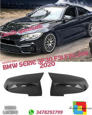 🤩Glänzend schwarze Ersatzspiegelkappen passend für BMW 3er F30 F31 F34