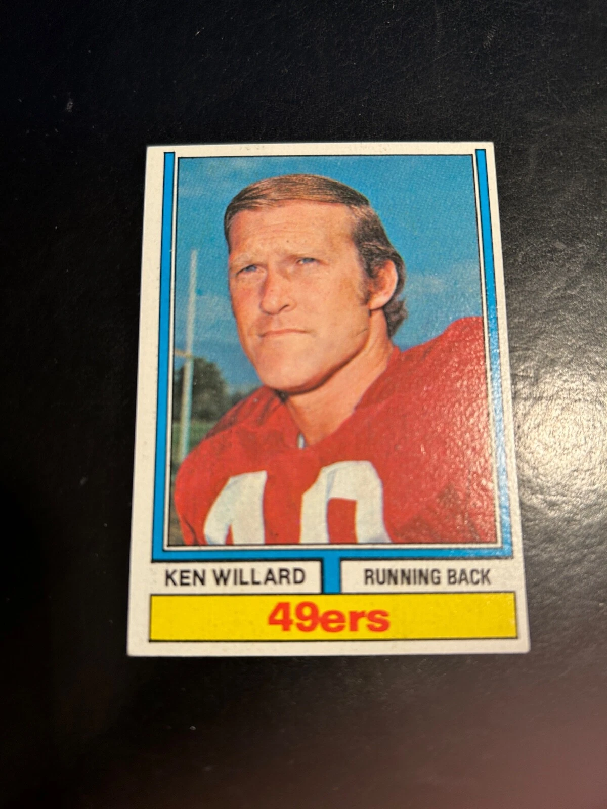 1974 TOPPS FOOTBALL #19 KEN WILLARD!! $1 SHIPPING!!
