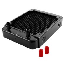 18 Pipe Aluminum Heat Exchanger Computer Water Cooling Radiator Black 120mm