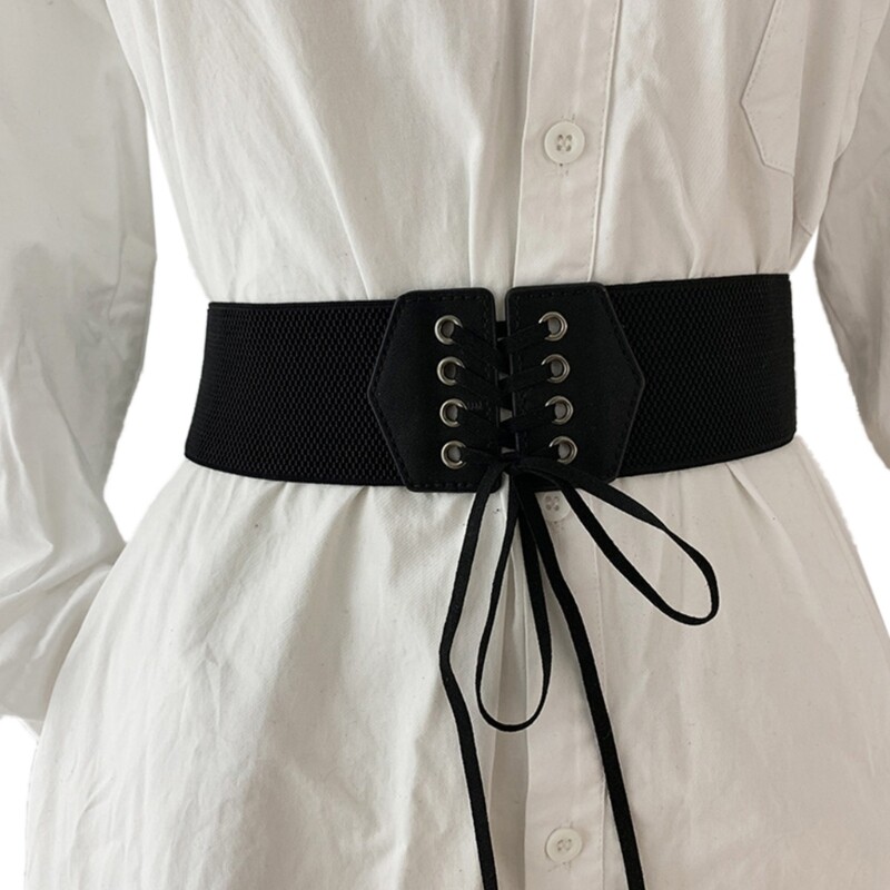 Stylish Elastic Waist Corset Belt for Dresses and Party Outfits-image