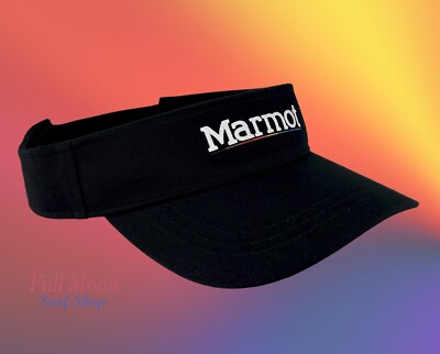 New Marmot North Coast  Black Mens Hat Cap Visor