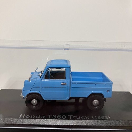 Hachette 1:43 Honda T360 Truck 1963 JDM Rare Diecast Toy Car Blue W/ Case - Picture 11 of 11