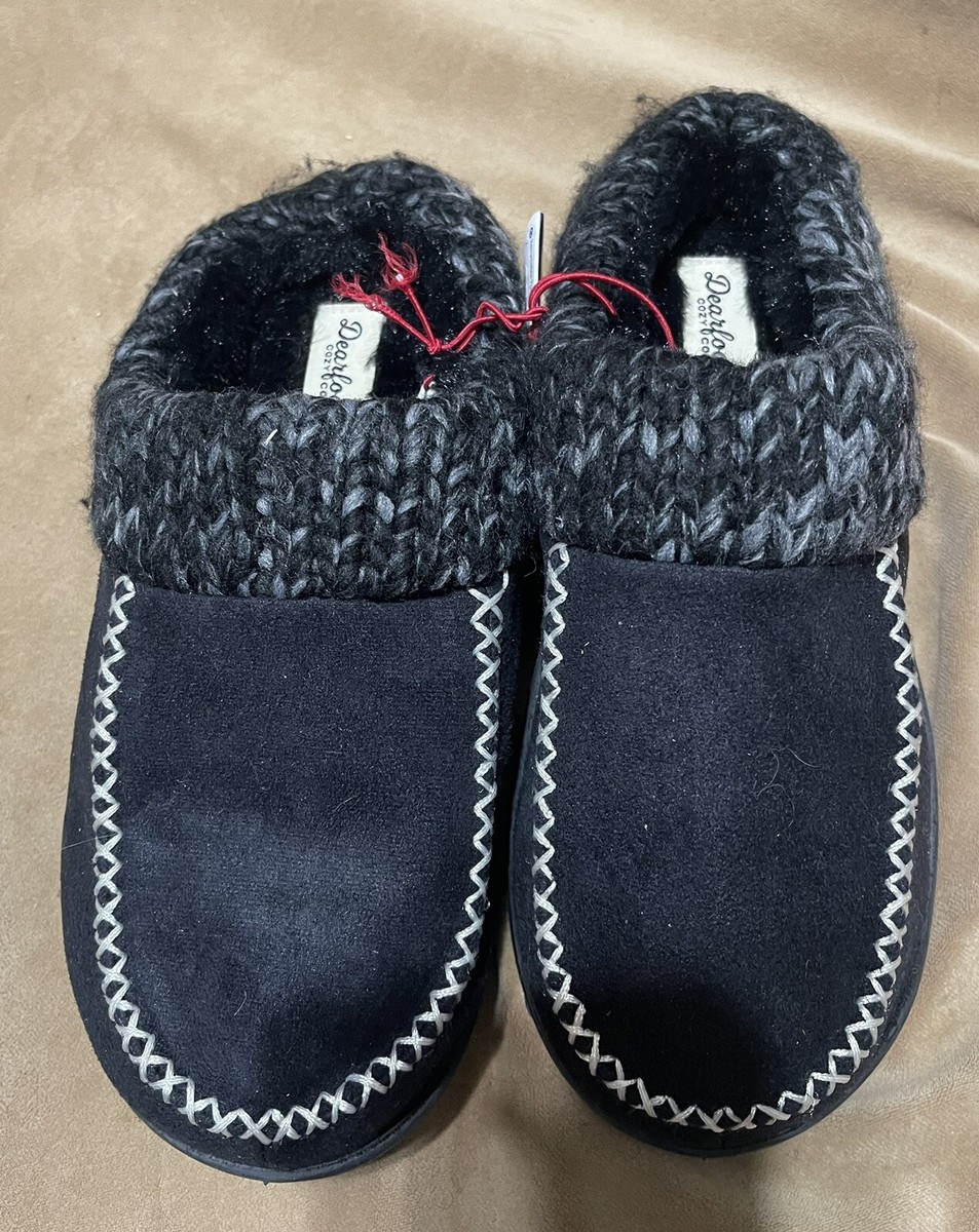 Open Toe Womens Slippers Dearfoams No Sweat Comfort Dearfoams Cozy