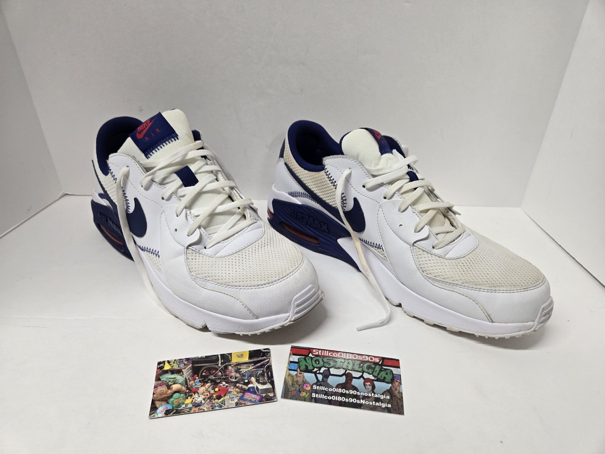 Nike Air Max Excee Size 12 Mens White Blue Athletic Shoes Nike Air Max Excee Size 12 Mens White Blue Athletic Shoes