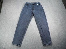 Vintage Lee Mr. Jeans Womens 26x29 Denim Tapered Dark Acid Wash High Rise Mom