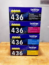 NEW Brother TN-436 Toner Cartridge 4-PACK,  SEALED BOX!