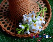 Crochet Flowers for Handbags - Handmade Handbags Accessories