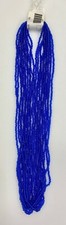 Hank of 10/0 Transparent Seed Beads - Navy Blue