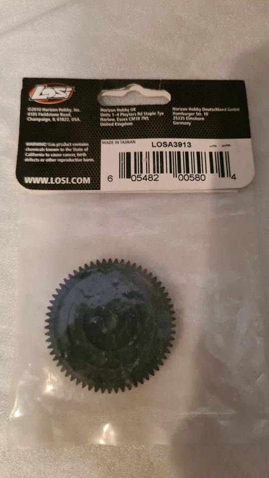 LOSA3913 Losi SNT Spur Gear, 62T Heavy Duty A-3913 Foto 2 de 2