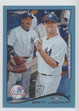2014 Topps Wal-Mart Blue Brett Gardner #254 0o0