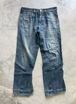 Vintage Levis Engineered Twisted Jeans Buckle Back Tag W32 Actual 32x31
