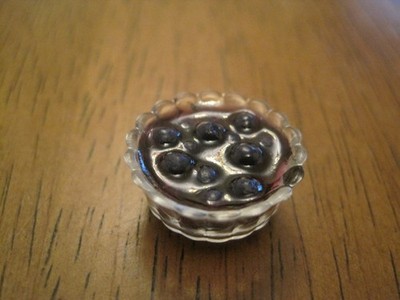 Bowl of Plums 1:12 scale dollhouse miniature Artisan Made