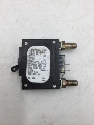 Airpax LMLB1-1RLS4R-36825-30-V 80 Volt 30 Amp Bullet Style Breaker