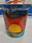 Studio Poole Pottery Sunrise Dog Treats Storage Jar Ltd Edition Offers Invited
