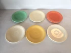 Set Of 6 Vintage Fiestaware 6 1/2 Inch Saucers
