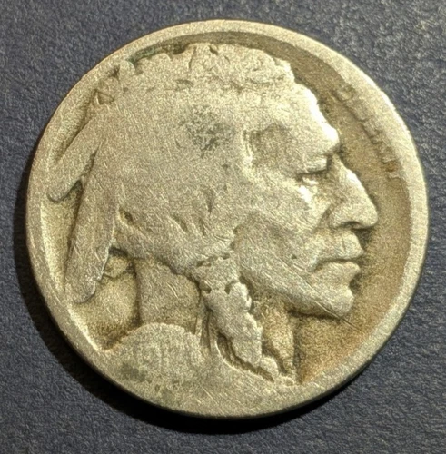 1917-D Buffalo Nickel — photo from another recent sale