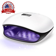 L mpara UV LED para u as de 48 W, luz UV para u as con 4 ajustes de temporizador