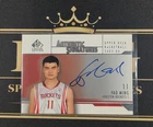 Yao Ming 2003-04 Upper Deck SP Authentic On Card Signatures Rockets HOF Clean