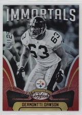 2018 Certified Immortals Mirror Red /99 Dermontti Dawson #115 HOF 03xg
