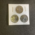 1943 P D S **STEEL Wheat Head Lincoln Cent 3 Coin Set,**  Penny Lot