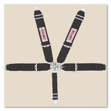 Simpson 29063bk Black 5-point Seat Belt Harness Set Pull Down
