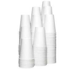 210ml Disposable Paper Cups Hot/Cold Coffee Cups Beverage Drinking Cup for Party