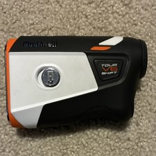 Bushnell Tour V6 Shift Golf Rangefinder BITE Magnetic Mount Black White Orange