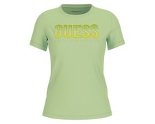 T-Shirt Donna Cotone Manica Corta Guess W5GI14J1314 A72C Verde Acqua