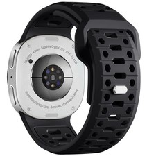 for Galaxy Watch 8 9 40mm 44mm Galaxy Watch 8 Classic 46mm Band Black/ Black