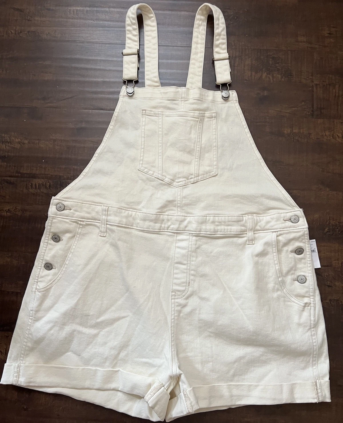 NWT OLD NAVY Women’s Jeans Denim OVERALLS SHORTALL Bohemian Casual Stretch sz XL