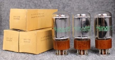 (3) MATCHED NOS NIB Sylvania 6L6WGB  Power Tubes ~ Military Issue ~ Test @ 154%!