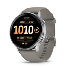 Garmin Venu 4, 45 mm Health Fitness Smartwatch, Silver with Silver Gray Band